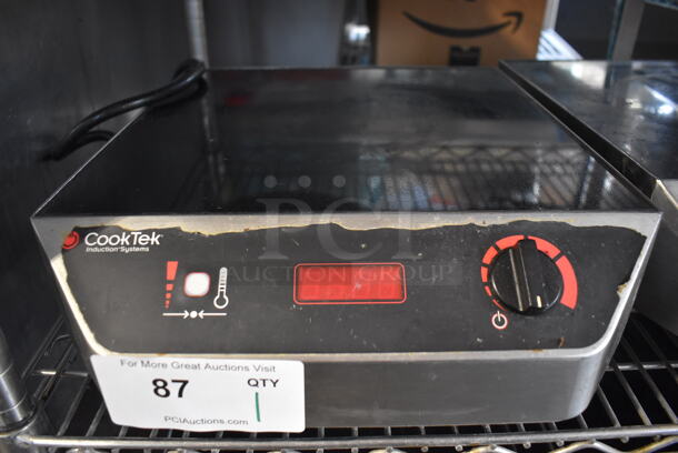 2016 CookTek MC3500 Stainless Steel Commercial Countertop Electric Powered Single Burner Induction Range. 208-240 Volts, 1 Phase. 14x17x5 - Image 1 of 5