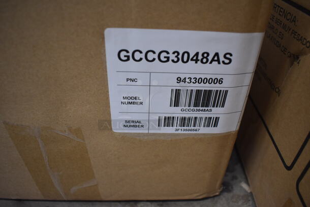 BRAND NEW SCRATCH AND DENT! Frigidaire Electrolux GCCG3048AS Stainless Steel Drop In 36" Gas Powered 5 Burner Cooktop Range. Stock Picture Used For Gallery Picture. - Image 3 of 8
