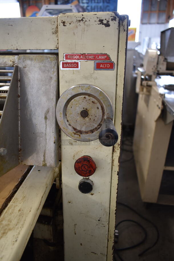 Ostali Metal Commercial Floor Style Reversible Dough Sheeter on Commercial Casters. 220 Volts. - Image 12 of 12