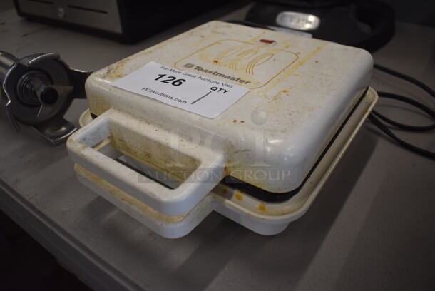 Toastmaster Metal Countertop Waffle Maker. 9x11.5x4 - Image 4 of 6