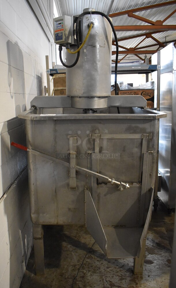 Metal Commercial Floor Style Mixer w/ Leeson SM4Series 174658.00 Flux Vector. 240 Volts, 3 Phase.