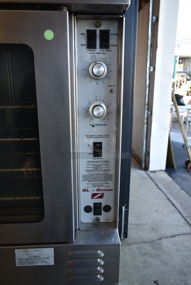 2 Southbend SLGS/22SC SL Series Stainless Steel Commercial Natural Gas Powered Full Size Convection Oven w/ View Through Doors, Metal Oven Racks and Thermostatic Controls. 2 Times Your Bid! - Image 5 of 10
