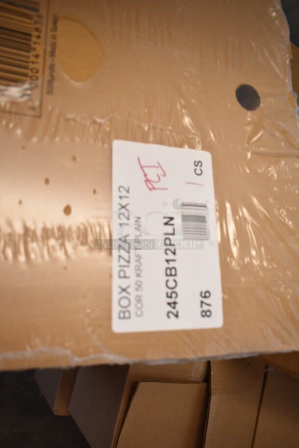 PALLET LOT of 30 BRAND NEW Boxes Including 760SOUP8WPL Choice 8 oz. White Double Poly-Coated Paper Food Cup with Vented Plastic Lid - 250/Case, 3 Box 128HD8BULK ChoiceHD 8 oz. Microwavable Translucent Plastic Deli Container - 480/Case, 500CC16 Choice Plastic Cold Cup, 612527PCO Choice 7" Round Standard Weight Foil Take-Out Pan with Dome Lid - 200/Case, 612P558 Choice 8" Clear Round Plastic Dome Lid - 500/Case, 160TCPR83WH Choice 83" Round White 100% Spun Polyester Hemmed Cloth Table Cover, 2 Box 128HDLDBULK ChoiceHD Microwavable Translucent Plastic Deli Container Lid - 480/Case, 37T019 Libbey 9" Plates, 500TW35 Choice 3.5 oz. Translucent Thin Wall Plastic Cold Cup - 2500/Case, 394365L Noble Products Powder-Free Disposable Clear Vinyl Gloves for Foodservice - Large - 1000/Case, 245CB12PLN Choice 12" x 12" x 2" Kraft Customizable Corrugated Plain Pizza Box - 50/Case, 500PMGREEKBL Choice 10" x 14" Greek Key Blue Placemat - 1000/Case, 129MCS24W Choice 24 oz. White 8" x 5 1/4" x 2" Rectangular Microwavable Heavy Weight Container with Lid - 150/Case, 347TCL7 CUP 7OZ TUMBLER CL 500 CHOICE, 2 Box 129MCR32B Choice 32 oz. Black 7 1/4" Round Microwavable Heavy Weight Container with Lid - 10/Pack, 760SOUP12WP Choice 12 oz. White Double Poly-Coated Paper Food Cup with Vented Plastic Lid - 250/Case. 30 Times Your Bid! - Image 10 of 12