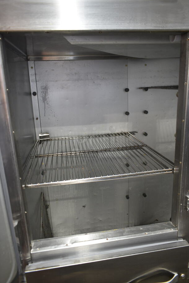 Traulsen AHT232WUT-127 Stainless Steel Commercial 4 Half Size Reach In Cooler w/ Metal Racks. 115 Volts, 1 Phase.  Cannot Test Due To Cut Power Cord - Image 3 of 7