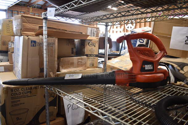 2 Items; 2E200 Wet Dry Vacuum and Black & Decker Leaf Blower. 2 Times Your Bid! - Image 6 of 9