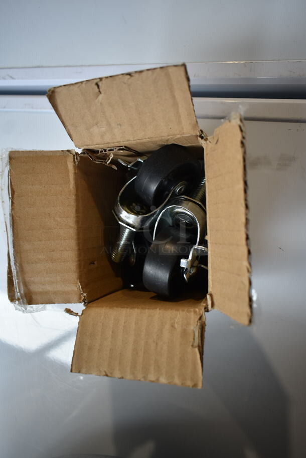 BRAND NEW SCRATCH AND DENT! Stainless Steel Rice Cooker Insert and Box of 4 Commercial Casters. - Image 6 of 8