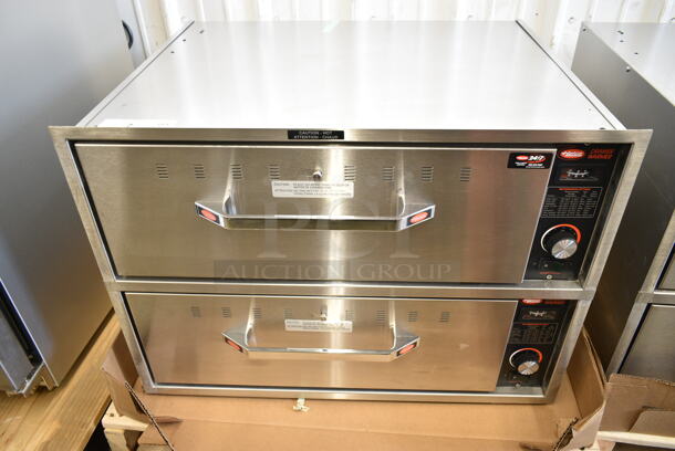 BRAND NEW! Hatco HDW-2B Stainless Steel Commercial Freestanding Two Drawer Warming Drawer. 120 Volts, 1 Phase. Tested and Working! - Image 2 of 10