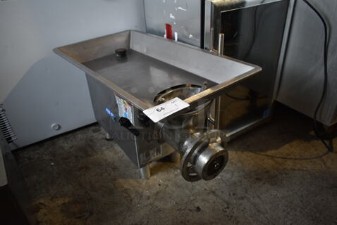 2015 Pro Cut KG-22W Stainless Steel Commercial Countertop Meat Grinder w/ Tray. 115 Volts, 1 Phase. Tested and Working!