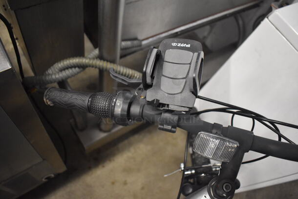 Huffy Highland Gray and Blue Bicycle. Missing Seat. 24x67x42 - Image 6 of 7