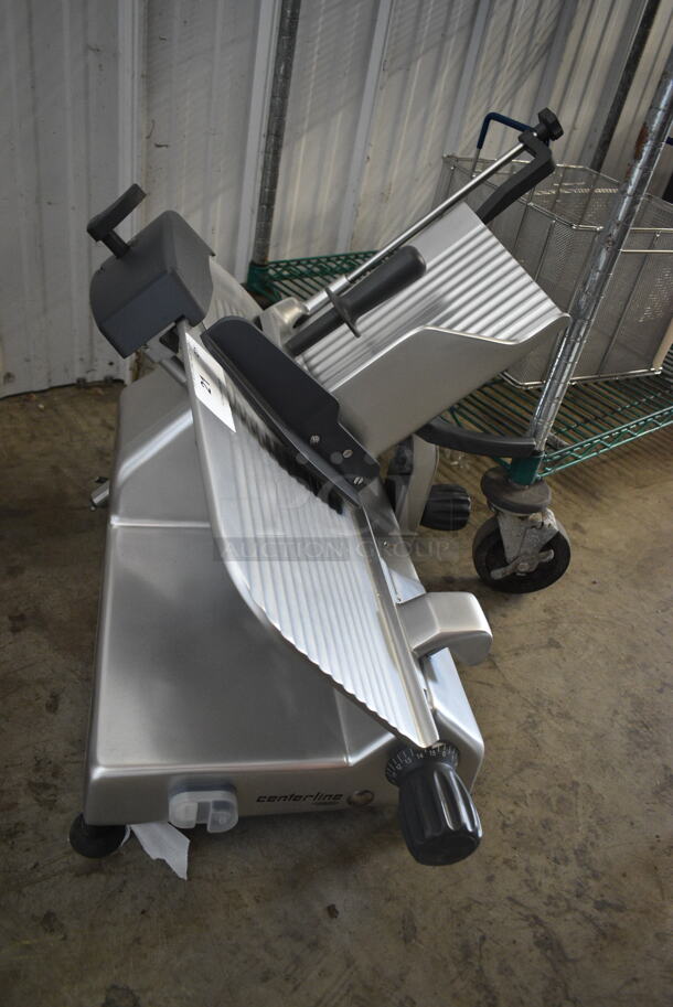 BRAND NEW SCRATCH AND DENT! 2023 Hobart Centerline EDGE12-11 Stainless Steel Commercial Countertop Meat Slicer w/ Blade Sharpener. 115 Volts, 1 Phase. Cannot Test Due To Cut Power Cord - Image 5 of 6
