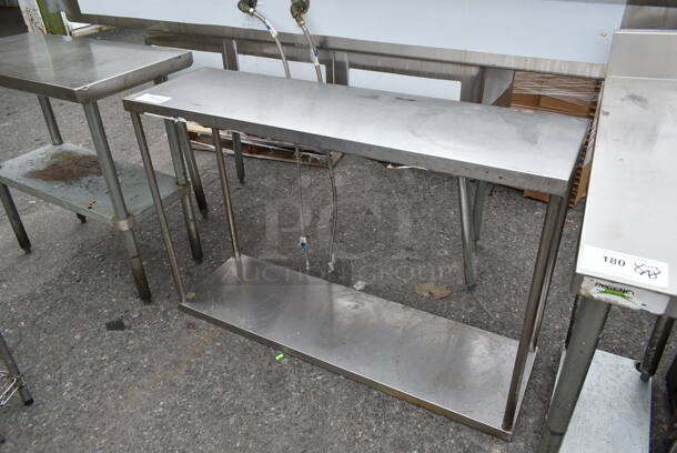Stainless Steel Commercial Table w/ Metal Under Shelf. - Image 2 of 4