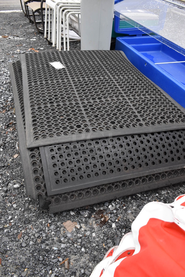 10 Black Anti Fatigue Floor Mats. 36x60. 10 Times Your Bid! - Image 3 of 5
