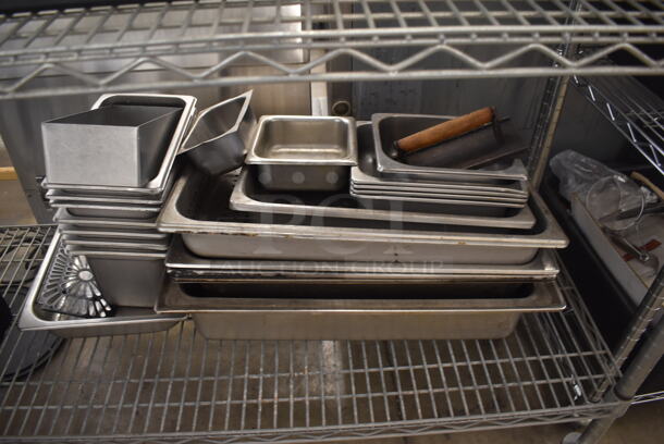 ALL ONE MONEY! Lot OF Items Gold Star Microwave, Framed Pictures, Small Plastic Cups, Storage Containers, Steel Drop In Bins, DVD Players/ 4HD Hi-Fi Stereos, AND MORE! Does Not Include Metro Shelf - Image 7 of 7