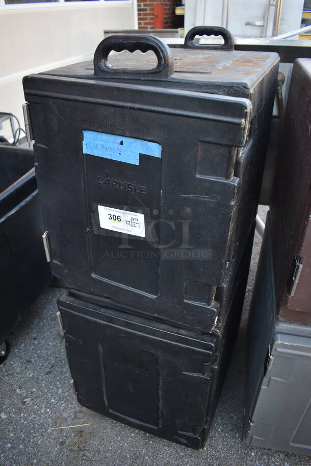 2 Carlisle NPC300 Black Poly Food Carrying Catering Case. 17x24.5x24. 2 Times Your Bid! - Image 3 of 7