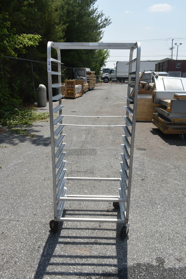 Metal Commercial Pan Transport Rack on Commercial Casters. - Image 1 of 3