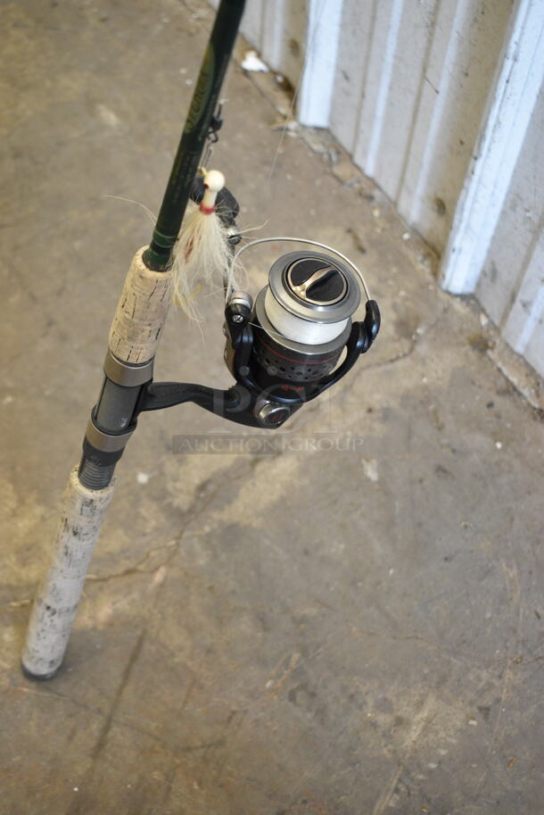 St Croix Fast Action Graphite Fishing Rod w/ Penn Sargus 4000 Reel.  - Image 2 of 12