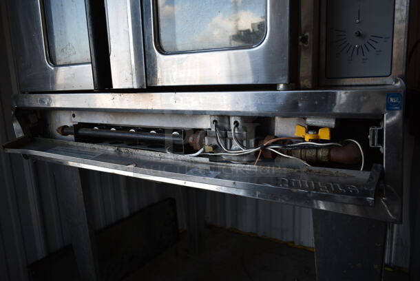 Garland SunFire Stainless Steel Commercial Gas Powered Full Size Convection Oven w/ 2 View Through Doors, Metal Oven Racks and Thermostatic Controls. - Image 7 of 9