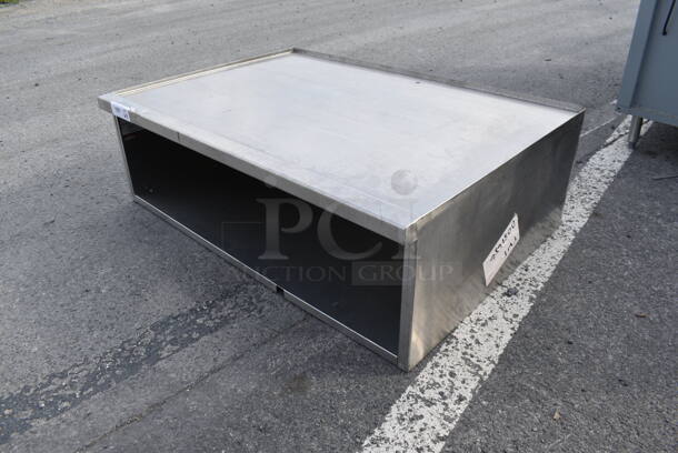 Randell Custom Stainless Steel Equipment Stand w/ Stainless Undershelf - Image 3 of 5