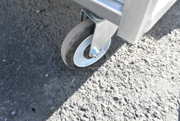 BRAND NEW! Dinex DXPDHOR20UP Metal Commercial Pan Transport Rack on Commercial Casters.  - Image 2 of 4