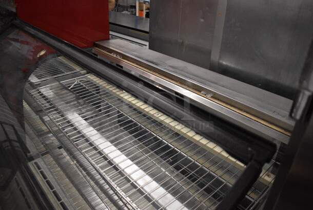 Stainless Steel Commercial Floor Style Deli Display Case Merchandiser w/ Metal Racks. 59x35x51. Tested and Working! - Image 5 of 6