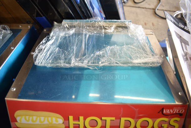 BRAND NEW SCRATCH AND DENT! 2023 Avantco 177HDS175 Stainless Steel Commercial Countertop 175 Dog / 40 Bun Hot Dog Steamer. 120 Volts, 1 Phase. Tested and Does Not Power On - Image 4 of 8