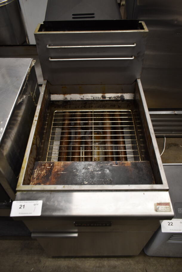 2022 Patriot PT-F5-LP Stainless Steel Commercial Floor Style Propane Gas Powered Deep Fat Fryer. 150,000 BTU. - Image 2 of 6