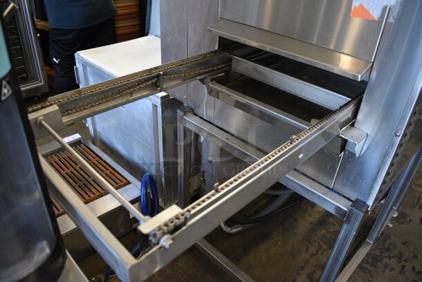Belshaw Adamatic Model TG50 Stainless Steel Commercial Floor Style Thermoglaze Icing Machine on Commercial Casters. 208 Volts, 1 Phase. 80x33.5x54.5. - Image 2 of 7