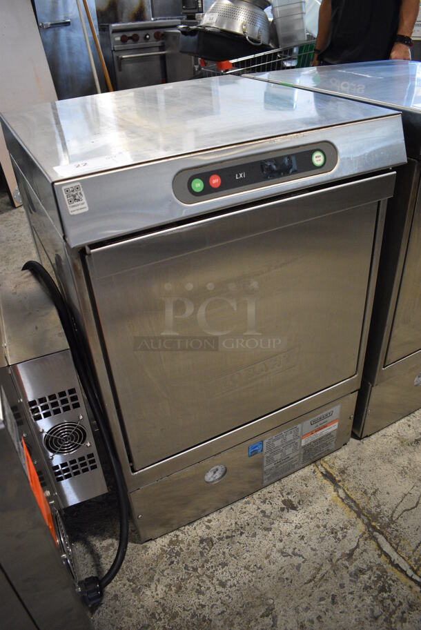 Hobart LXIH ENERGY STAR Stainless Steel Commercial Floor Style Undercounter Hi Temp High Temperature Dishwasher. 120-208-240 Volts, 1 Phase. 24x25x34 - Image 2 of 8