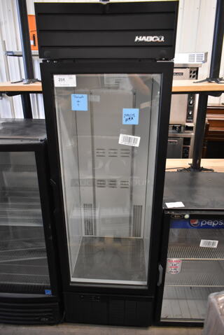 2019 Habco SE18 Metal Commercial Single Door Reach In Cooler Merchandiser. 115 Volts, 1 Phase. Tested and Working!