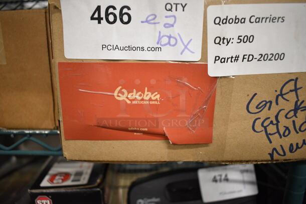 ALL ONE MONEY! Lot of 3 Boxes of Various Qdoba Cards! - Image 2 of 4