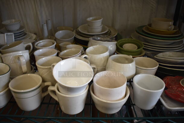 ALL ONE MONEY! Lot of Various Dishes Including Ceramic Mugs, Plates, Bowls and Ramekins - Image 4 of 6