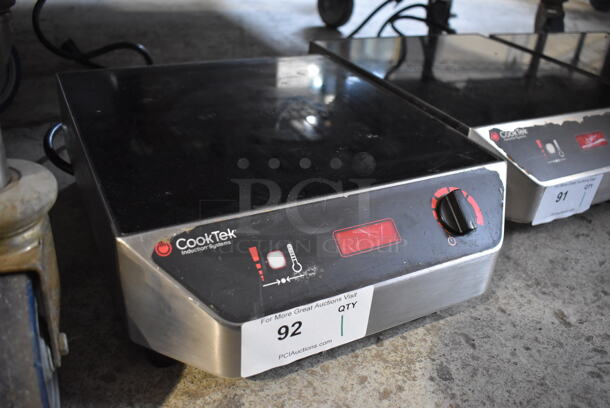 2017 CookTek MC3500 Stainless Steel Commercial Countertop Electric Powered Single Burner Induction Range. 208-240 Volts, 1 Phase. 14x17x5 - Image 3 of 6
