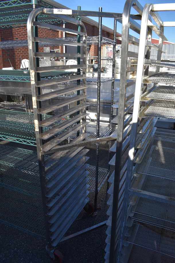 Metal Commercial Pan Transport Rack on Commercial Casters. 20.5x26x70 - Image 3 of 3