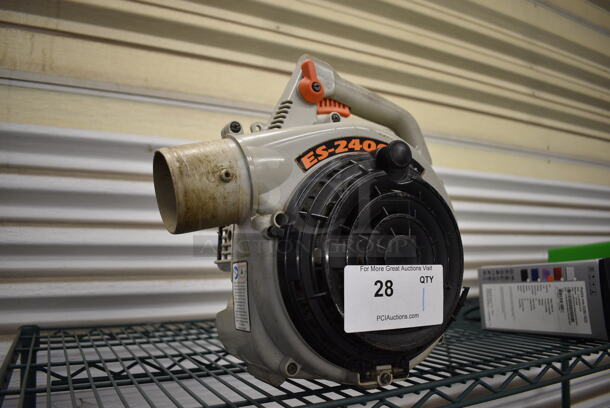 Echo Model ES-2400 Leaf Blower Base. 12x12x13. Tested and Working! - Image 2 of 4