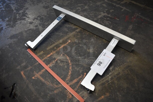 Versa-Gard Model VG13C-45 Metal Bracket For Sneeze Guard. 18x2.5x10.5  - Image 2 of 3