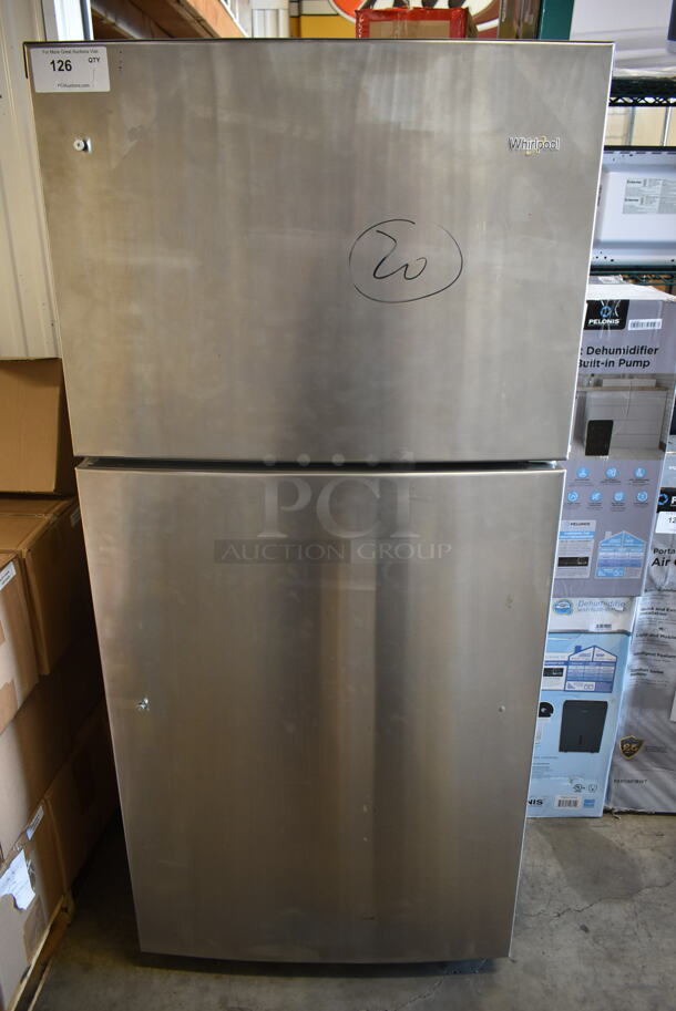 Stainless Steel Cooler Freezer Combo on Casters. Tested and Powers On But Does Not Get Cold - Image 1 of 9