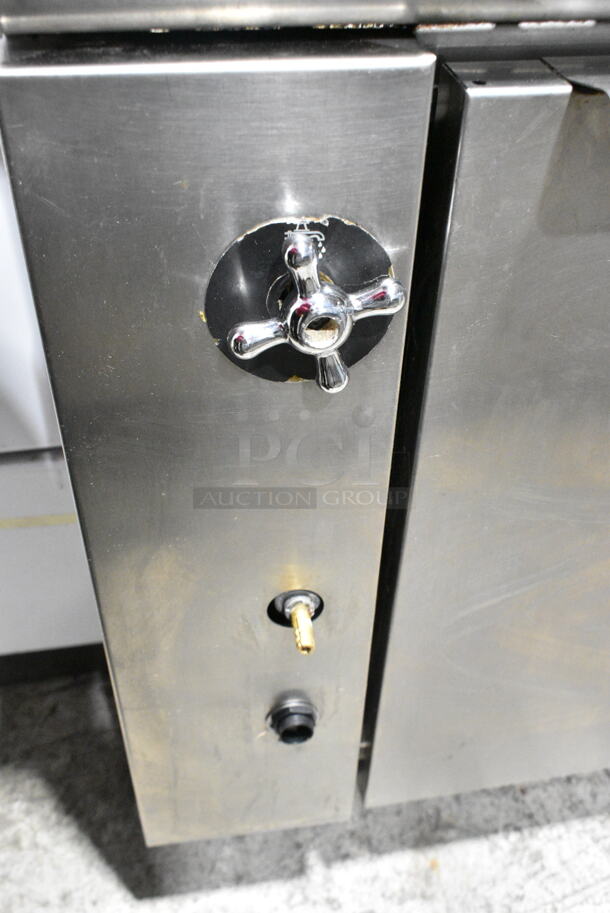 Stainless Steel Commercial Floor Style Natural Gas Powered Pasta Cooker. - Image 6 of 12