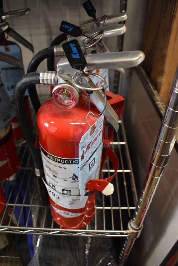 3 Amerex Fire Extinguishers. 4x4x16. 3 Times Your Bid!