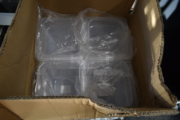 4 Boxes of 24 BRAND NEW IN BOX! Vigor 247FP166PP 1/6 Size 6" Deep Translucent Polypropylene Food Pan. 4 Times Your Bid! - Image 4 of 4