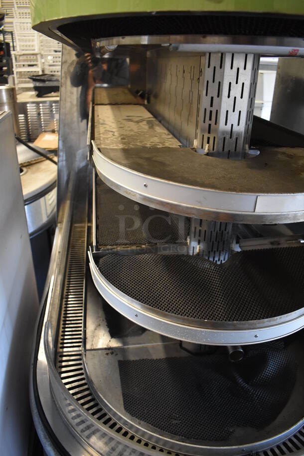 Stainless Steel Commercial Floor Style Open Grab N Go Merchandiser. 40x30x63. Cannot Test - Unit Needs New Power Cord - Image 5 of 6