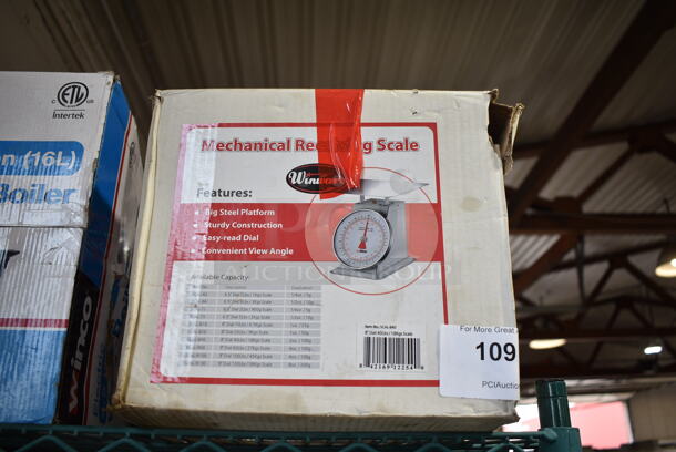 BRAND NEW IN BOX! Winco SCAL-840 40-Pound/18.18kg Scale with 8-Inch Dial, Medium - Image 2 of 4