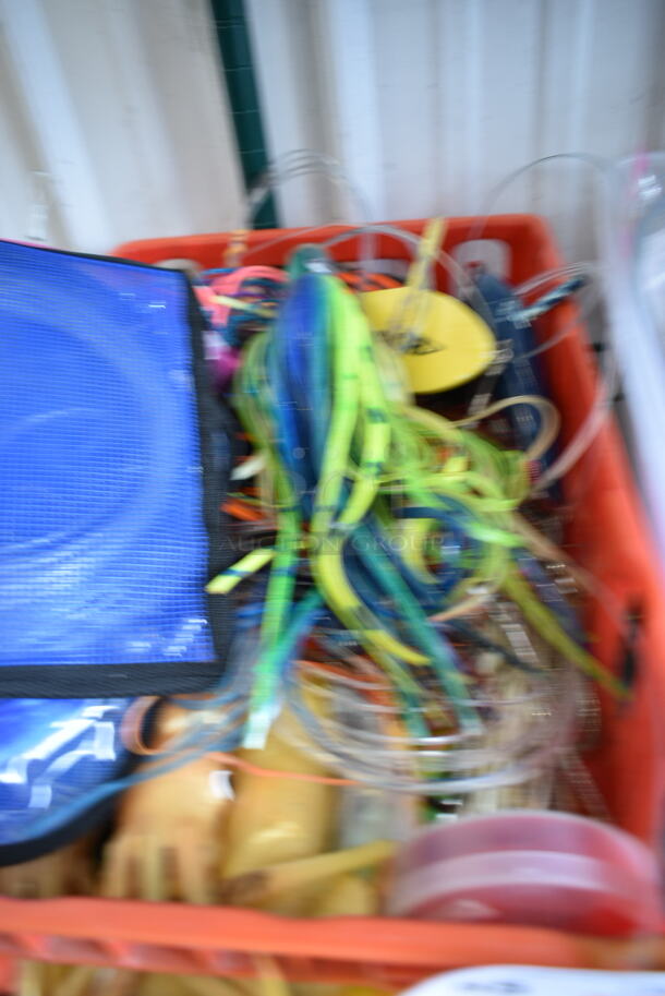 ALL ONE MONEY! Bin of Various Items Including Fishing Line and Fishing Lures - Image 5 of 10