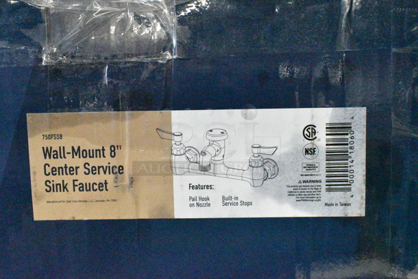 BRAND NEW SCRATCH AND DENT! Waterloo 750FSS8 Wall-Mounted Service Sink Faucet with 8" Centers - Image 3 of 3