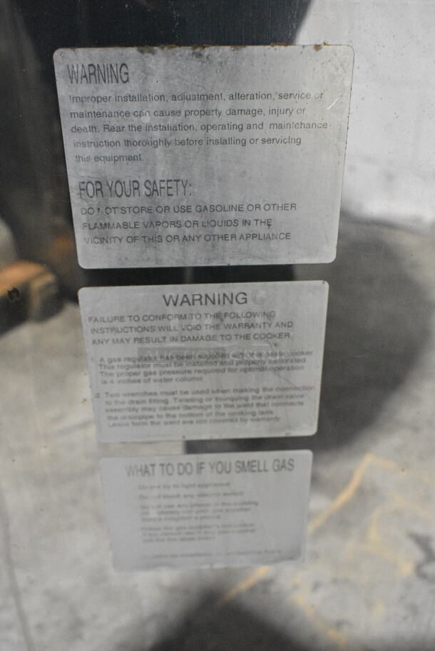 Stainless Steel Commercial Floor Style Natural Gas Powered Pasta Cooker. - Image 6 of 8