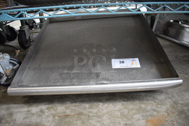 Stainless Steel Wall Mount Shelf. 21x21.5x8.5 - Image 2 of 3