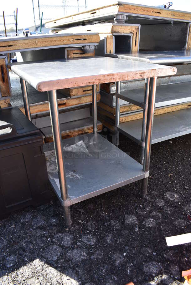 Stainless Steel Table w/ Metal Under Shelf. 36x30x36 - Image 2 of 3
