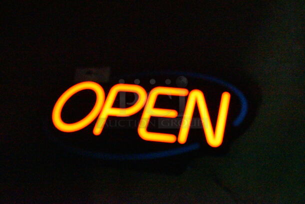 Light Up Open Sign. Tested and Working!  - Image 7 of 8