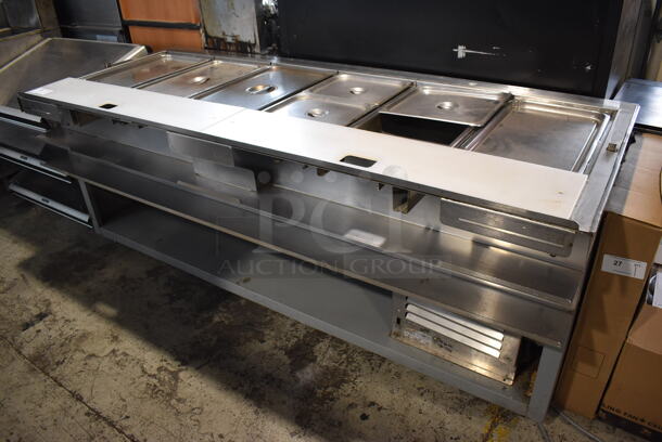 Duke SUB-FC-206-RT Stainless Steel Commercial Subway Prep Line Make Line. 120 Volts, 1 Phase. 86.5x35x33. Tested and Working!