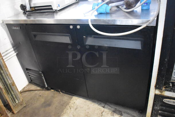 Turbo Air TBB-2SB Stainless Steel Commercial 2 Door Undercounter Cooler. 110-120 Volts, 1 Phase. 59x27.5x37. Tested and Powers On But Does Not Get Cold - Image 2 of 7