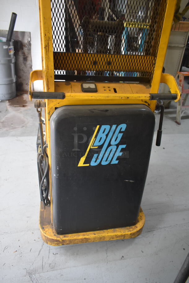 Big Joe 9967 Metal Commercial Electric Powered 1,000 Pound Capacity Hydraulic Forklift. Comes w/ 2 Batteries. BUYER MUST REMOVE - Image 6 of 8